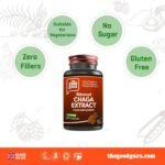 100% Organic Chaga Mushroom Extract -1800mg - 120 Vegan Capsules | Improve Immunity- Energy, Mental Focus and Stress Relief | by Good Guru, Chaga Mushroom Extract - Image 8