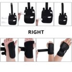 Wrist Support Brace Right Hand with 2 Metal Splints for Joint Pain Arthritis Carpal Tunnel Pain Tendonitis for Men and Women Black (L(Pack of 1), Right) - Image 5