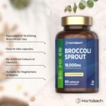 Broccoli Sprout Extract 18,000mg | Activated Sulforaphane Supplement | 60 Vegan Capsules | High Strength | by Horbaach - Image 3
