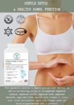 Magnesium Colon Detox - 4 Types of Magnesium, Prebiotic, ACV, VIT C - Magnesium Based Bowel Cleanse - Vegan - 100 Capsules - Image 3