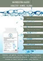 Magnesium Colon Detox - 4 Types of Magnesium, Prebiotic, ACV, VIT C - Magnesium Based Bowel Cleanse - Vegan - 100 Capsules - Image 4