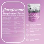 Vaginal Probiotics for Women - Flora Femme by Libby Bido Contains Intimate Blend of 25 Billion CFU Bacterial Cultures, D Mannose, Cranberry, Green Tea, Digestive Enzymes. 60 Vegan Capsules. - Image 3