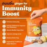 Nuubu Ginger Detox Foot Patches 10 Pcs Detox Foot Pads, Foot Detox Pads to Remove Toxins, Natural Deep Cleansing for Stress Relief & Deep Sleep, Enhance Blood Circulation - Image 4