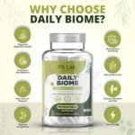 Fit Lab - Gut Health 90 Capsules - Probiotics, Prebiotic Fibre, L Glutamine & Botanicals - Gut Health Supplements, Bloating Relief, Constipation Relief and Immune Support - Image 4