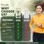Fit Lab - Gut Health 90 Capsules - Probiotics, Prebiotic Fibre, L Glutamine & Botanicals - Gut Health Supplements, Bloating Relief, Constipation Relief and Immune Support - Image 8