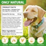 Dog Herbal Digestive Drops with Prebiotics & Enzymes to Support Gut Health and Digestion, Easy Feeding Bacon Flavour, Daily Wellness Supplement, 60ml - Image 6