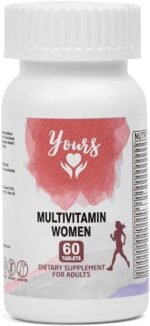 Yours Multivitamin Women, Premium Multivitamin, Vitamin D3, Vitamin A, C, Iron and Biotin. with Essential Nutrients and Minerals. Boosts Immunity and Energy. Support Hair and Nails Growth. - Image 3