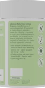 Lifestream Barley Grass Powder Premium Certified Organic Superfood Rich in Chlorophyll for Alkalising Detox Immune and Digestive Support Vegan Friendly 250 Grams - Image 4