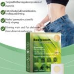 40pcs Bee Venom Patches,Lymphatic Drainage Patches,Fat Burning Patches for Belly&Waist&Legs,Skin Firming &Body Shaping Patch,Anti-Cellulite,Natural Fat Reduction,Bee Venom detox patches - Image 3