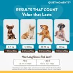 NaturVet Calming Chews for Dogs - Bacon Flavour 120 Chews - Reduce Stress, Anxiety, Fear, Separation, Hyperactivity, Reactivity, Aggression, Travel - Vet Approved Natural Ingredients - Image 5