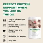 MaxiNutrition - MaxVegan Protein Powder, Chocolate - Plant Based Protein Food Supplement –, Low Fat, Sugar Free, Gluten & Soy-Free, Vegan - 23g Protein, Under 120 kcal per Serving, 420g Tub - Image 3