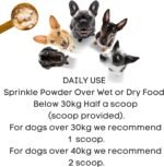 Beef Bone Broth Probiotic & Prebiotic | For Dogs & Cats with Sensitive Digestion | Gut Health, Hip & Joint, All Ages & Breeds | High in Type II Collagen, Fibre & Essential Minerals | 70 Servings 350g - Image 6