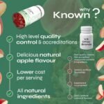 Known Tasty Apple Cider Vinegar Gummies - 1000mg ACV, Vitamin C, Chromium for Metabolism - Natural Apple Flavour - 60 Vegan Gummies, 3 Months Supply - Image 5