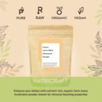NutriCraft Organic Lion’s Mane Mushroom Powder - 500g, 100% Pure Botanical Food, No Preservatives, Vegan & Gluten-Free, Boosts Immune System, High in Nutrients, Use in Smoothies and Food - Image 3