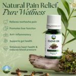 Clove Oil for Toothache Pain Relief for Adult – Oil of Cloves for Toothache Natural Dental Solution, Clove Bud Oils, Cloves Extract for Oral Care, Tooth Pain Relief and Dental Health - 10ml - Image 3