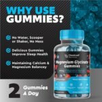 Magnesium Glycinate Gummies - 400mg High Absorption Formula for Sleep, Stress Relief & Muscle Health - Mixed Berry Flavor, Non-GMO, 30-Day Supply for Adults - Image 5