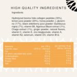 Collagen Powder with L-Glutamine - Strengthen Immune System | Vitamin C, D, Selenium, Zinc, Ginger, Elderberry, Vital Mushrooms | 450g Strengthen Immune System Glutamine Powder | JARMINO - Image 6