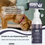 Calming Coconut Oil for Dogs & Cats – 200ml Anxiety Relief Supplement with Chamomile, Valerian & Ashwagandha – Natural Stress Soothing Formula – Fast-Acting & Long-Term Calmer - Image 5