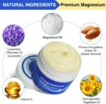 Magnesium Cream for Sleep, Moisturizing Lotion for Restful Sleep & Relaxation, Quick Drying without Residue Easy to Absorb, Natural Calming Sleep Cream for Legs, Arms - Image 4