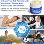 Magnesium Cream for Sleep, Moisturizing Lotion for Restful Sleep & Relaxation, Quick Drying without Residue Easy to Absorb, Natural Calming Sleep Cream for Legs, Arms - Image 5