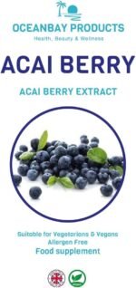 Acai Berry Pure Antioxidant Weight Management Immune Boosting Superfood Vegan Tablets UK Manufactured (60) - Image 3