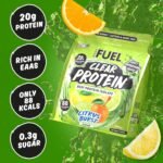BodyFuel Clear Protein - Beef Protein Isolate - Clear & Refreshing - Best Low Sugar & Lactose-Free Protein Supplement - Muscle Support (500g - 20 Servings) (Citrus Burst) - Image 4