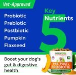 Advanced Dog Probiotics for Gut Health with Fibre - Made in the UK - Pre, Post & Probiotic - Dogs Digestive Health Sensitive Tums Support - All Breeds & Ages - Probiotics for Dogs (120 Ct, BBQ Pork) - Image 4