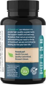 ForestLeaf Vitamin B2 Riboflavin 400mg - Energy, Skin & Cellular Health Supplement - Nervous System Support - Vitamin B 2 VIT B - Non-GMO & Gluten Free - B2 Vitamin 400mg Vegetable Capsules, 90 Count - Image 9