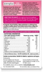 Estroplus (60 Tablets) – Film Coated Tablet which Contains a Balanced Blend of Soy Isoflavones, Vitamins and Minerals to Support Your Health and Wellbeing During perimenopause, Menopause - Image 3