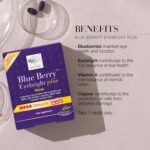 New Nordic Blue Berry Eyebright - Natural Eye & Vision Care Supplement - 10 mg Lutein Maintains Healthy Eyes - 30 Extra Strength Tablets - Image 3