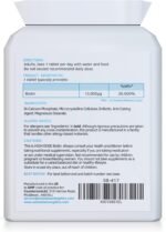 Biotin 10,000 mcg 120 Tablets – Exclusively Maximum Strength D-Biotin, The only Natural Form with Full Vitamin B7 Activity - Support for Healthy Hair Growth, Skin and Nails - UK Made to cGMP Code - Image 3