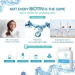 Biotin 10,000 mcg 120 Tablets – Exclusively Maximum Strength D-Biotin, The only Natural Form with Full Vitamin B7 Activity - Support for Healthy Hair Growth, Skin and Nails - UK Made to cGMP Code - Image 5