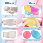 4 Pack Fidget Toys Stress Balls, Malt Sugar Squishy Sensory Stress Balls for Kids & Adults | Slow-Rise Gel Fidget Toys, Anxiety Relief, Autism Support, Classroom Prizes | Squishy Toy - Image 4