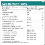Women’s Probiotic Gummies with Cranberry & Prebiotic Fiber – 5 Billion CFU per Serving, Vegan, Sugar-Free, Gut & Intimate Balance Support – 60 Gummies - Image 3
