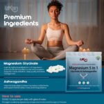 Magnesium Glycinate 5 in 1 Supplement -1800mg as Bisglycinate Citrate & Malate | 384 mg Elemental Magnesium | Ashwagandha & B6 Quality Sleep Muscle Health & Immune Support 90 Vegan Capsules (3) - Image 5