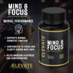 Elevate Supplements Mind & Focus, 28 Servings | Advanced Cognitive Performance Formula | Enhances Focus, Mental Clarity & Energy | Premium Brain Health Supplement - Image 4