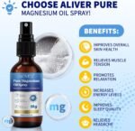 Pure Magnesium Oil Spray,Magnesium Spray-100% Natural,Gluten Free,Non-GMO Magnesium Spray for Feet,Magical Magnesium Body Spray-2.02 fl oz - Image 4