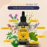 Skin & Coat Supplement for Dogs - Supports Healthy Skin & Coat, Colour Pigments - Promotes Calmness and Relaxation - Fast Acting & Vet-Approved Herbal Tincture - 100ml - Image 4