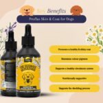 Skin & Coat Supplement for Dogs - Supports Healthy Skin & Coat, Colour Pigments - Promotes Calmness and Relaxation - Fast Acting & Vet-Approved Herbal Tincture - 100ml - Image 5