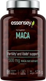 Essensey MACA Root Extract Capsules - 90 Capsules, Fertility & Potency Support, Vegan-Friendly Supplement - Image 3