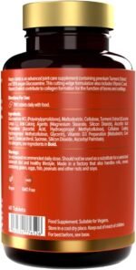Happy Joints, High Strength Turmeric Extract & Glucosamine Joint Care Tablets, Added Vitamin D3 & C, Health Joints, Bones & Muscles, Vegan, 60 Tablets - Protein Works - Image 7