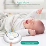 ORIA White Noise Machine, Sound Machine for Baby with 30 Soothing Sounds, Night Light 3 Levels, Timer, Rechargeable, 30H Playtime, Portable for Sleep Aid Nursery - Image 5