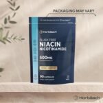 Vitamin B3 Niacin 500mg | 90 Vegan Capsules (3 Months Supply) | Flush Free Nicotinamide Supplement (Niacinamide) | Resealable & Recyclable Pouch | by Horbaach - Image 5