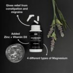 SUNNA SUPPLEMENTS Magnesium Complex with Zinc – High Strength Vegan Capsules for Sleep, Energy & Muscle Support – Magnesium and Zinc Supplement – Gluten-Free – 60 Capsules - Image 4
