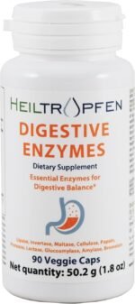 Digestive Enzymes | 90 Veggie Capsules | Food Supplement | Heiltropfen® - Image 4