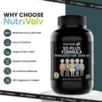 50 Plus Formula | 1 Year Supply | Multivitamin & Minerals Tablets for Adults 50+ | 365 Count | Essential Nutrients for Men and Women 50 + | Vegetarian Friendly | by NutriVolv - Image 3
