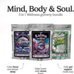 Mind, Body & Soul Trial Pack Bundle with Starshroooms, Kalma & Grooovy Greeens Gummies for Mental Clarity, Improved Digestion and Better Sleep, Suitable for Vegans 3 x 10 Gummies - Image 7
