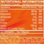 Nutrabytes Vitamin D3 2000iu, 180 Capsules | High Strength Supplement with Zinc, Calcium, Magnesium & Copper | Vegan Vitamins & Minerals to Support Bones, Muscles, Teeth, Energy & Immunity | 3 Months - Image 5