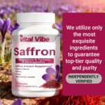 Saffron+ Advanced Supplements - 3 in 1 with Magnesium, Ashwagandha & Turmeric - Pure Saffron Extract Capsules for Mood, Calm & Focus -Supports Eye Health & Energy Balance - 90 Vegan Capsules - Image 6