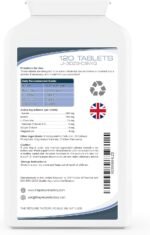 Anxiety Calming Aid For Dogs, With Taurine, Inositol, L-Theanine, Thiamine (Vitamin B1), 120 Tablets, Natural Human Grade Ingredients, Non-Drowsy, UK Manufactured - Image 3